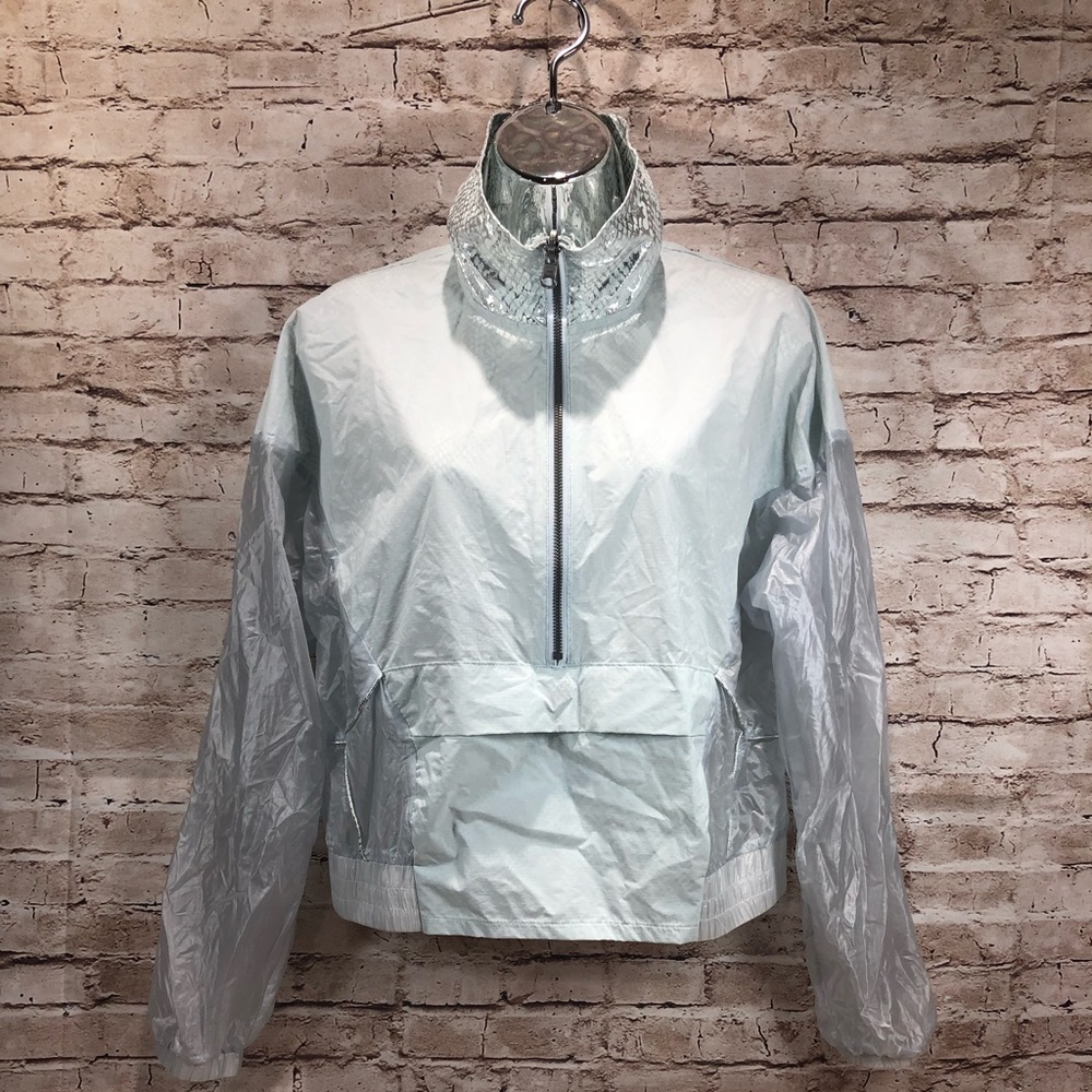 FP Movement snake print windbreaker silver sz sp - Picture 3 of 8